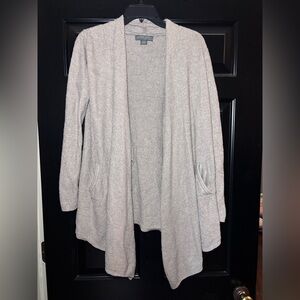 Barefoot Dreams Tan Cardigan Womens Size S/M Bamboo Chic Lite Calypso